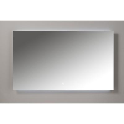 XenZ Badkamerspiegel Garda 70x70 cm met Ledverlichting Boven- en Onderzijde
