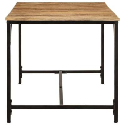 Eettafel 160x80x75 cm massief hout ruw mangohout