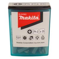 Makita Accessoires Schroefbit PH2x25mm 25 stuks - B-24583 - B-24583 - thumbnail