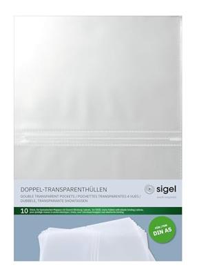 Sigel Dubbele transparante hoes SM181 10 stuk(s) - thumbnail