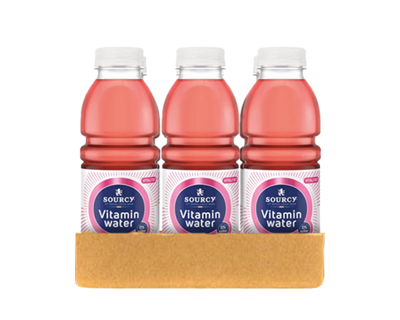Sourcy vitaminwater framboos granaatappel (6x 50cl)