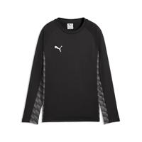 PUMA teamLIGA26 Sweater Kids Zwart Wit - thumbnail