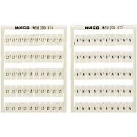 Wago 209-577 accessoire voor klemmenblokken Aansluitingsblok markers