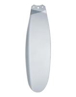 CasaFan ECO PLANO II 112 BN-SI WiFi Flügel silber Plafondventilator 13 W (Ø x h) 112 cm x 160 mm Chroom (geborsteld) Met afstandsbediening, Timer, Met - thumbnail