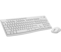 Pack Keyboard Mouse - Draadloos - Logitech - MK295 - SilentTouch - Numeriek toetsenbord - Frans AZERTY-toetsenbord - Wit - thumbnail