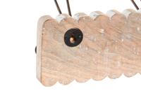 Wandkapstok DKD Home Decor Koloniaal Ijzer Mangohout 61 x 10 x 21 cm Decapé - thumbnail