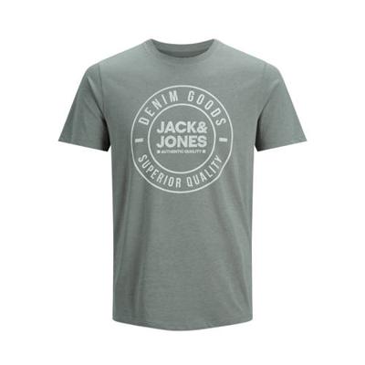 JACK & JONES ESSENTIALS T-shirt met logo grijsgroen JACK & JONES ESSENTIALS T-shirt met logo grijsgroen