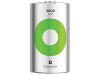 GP NiMH oplaadbare batterij D 3000mA blister(2) - 3311470 - thumbnail