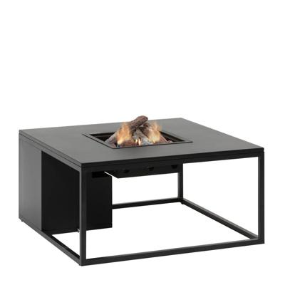 Cosiloft 100 zwart/zwart 100x100x47 cm - Numansdorp Showmodel- - Aluminium- Cosi Fires