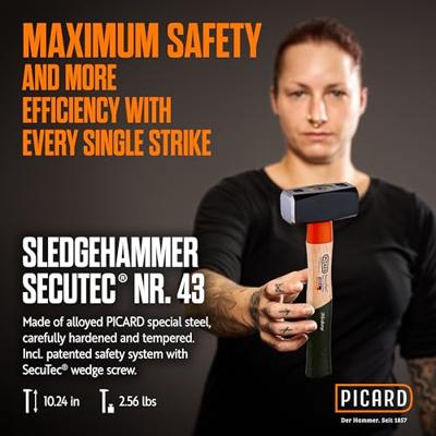 Picard Vuisthamer | kopgewicht 1000 g | hickory | 1 stuk - 0004302-1000 - 0004302-1000