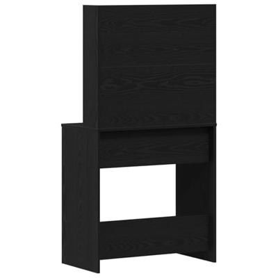 Plafondtafel Zwart eiken 74.5 x 40 x 141 cm Bewerkt hout - thumbnail