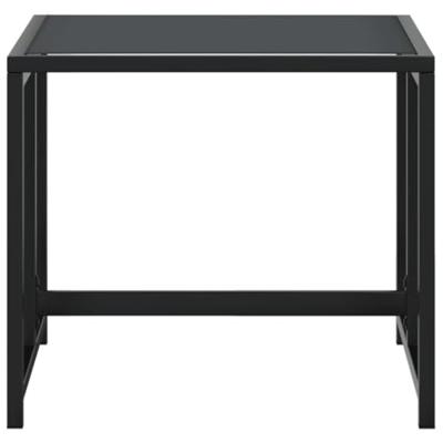 Tuinkrukken 4 st staal en textileen zwart Tuinkrukken 4 st staal en textileen zwart