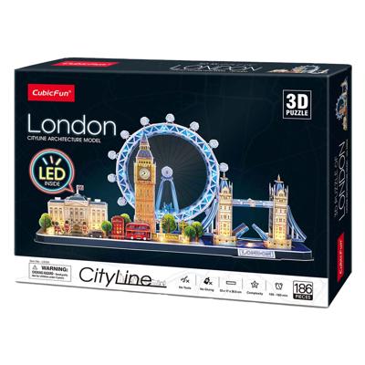 Cubic Fun 3d puzzel city line london led, 107st. Cubic Fun 3d puzzel city line london led, 107st.