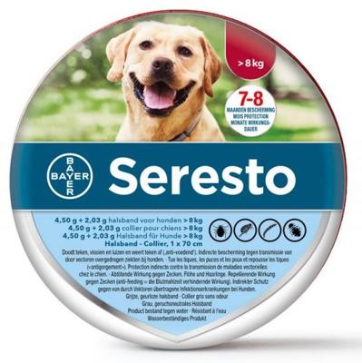 Bayer Seresto Teken/Vlooienband Hond Bayer Seresto Teken/Vlooienband Hond