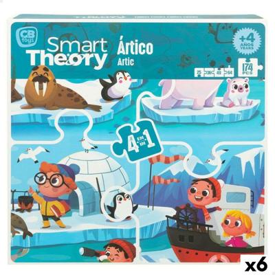 Kinderpuzzel Colorbaby Artic 4-in-1 174 Onderdelen 136 x 34 cm (6 Stuks) Kinderpuzzel Colorbaby Artic 4-in-1 174 Onderdelen 136 x 34 cm (6 Stuks)