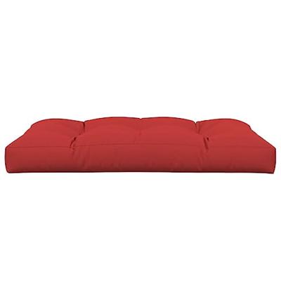 VidaXL Palletkussen 120x80x12 cm stof rood