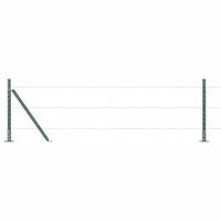 Hekpalen set met spike 13 pcs Groen 32mm 70 cm Metaal - thumbnail