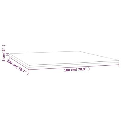 Dekmatras 180x200x5 cm - thumbnail