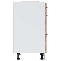 Keuken onderkast Kalmar bewerkt hout gerookt eikenkleurig - thumbnail