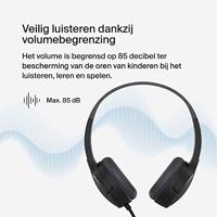 Belkin SoundForm Mini On Ear headset Kabel Zwart Volumebegrenzing - thumbnail