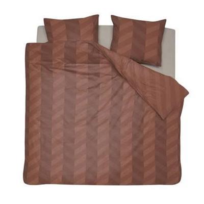 Damai Dekbedovertrek Atomy Brick Red-Lits-jumeaux (240 x 200/220 cm)