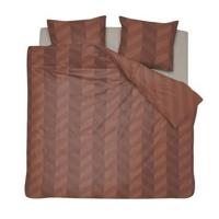 Damai Dekbedovertrek Atomy Brick Red-Lits-jumeaux (240 x 200/220 cm) - thumbnail