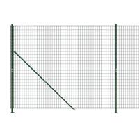 Draadgaashek met flens 1,4x10 m groen - thumbnail