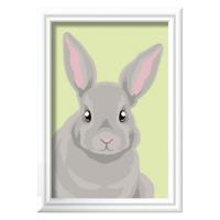 Ravensburger creart serie F gray rabbit - thumbnail