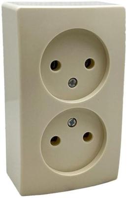 Peha opbouw stopcontact dubbel creme - 4678960