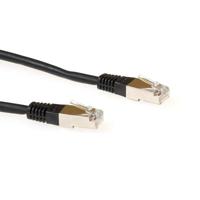 ACT Zwarte 7 meter LSZH F/UTP CAT5E patchkabel met RJ45 connectoren - thumbnail
