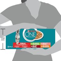 PURINA One Sterilcat Beef, salmon, chicken, turkey - nat kattenvoer - 40x85g - thumbnail