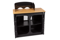 Redwood Hickory Kookkast - thumbnail