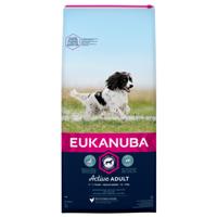 Eukanuba Adult droogvoer voor middelgrote honden met vers kip, 15 kg - thumbnail