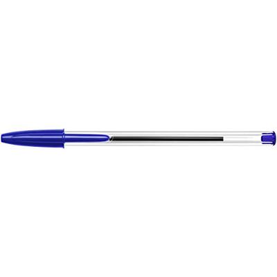 BIC 942910 Balpen (wegwerp) Cristal Blauw 0.4 mm Onuitwisbaar: Ja 100 stuk(s)