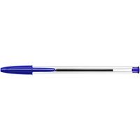 100x Bic Cristal balpen blauw medium - thumbnail