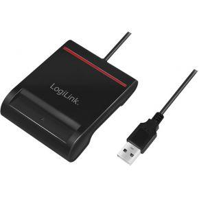 LogiLink CR0047 smart card reader Binnen USB 2.0 Zwart LogiLink CR0047 smart card reader Binnen USB 2.0 Zwart