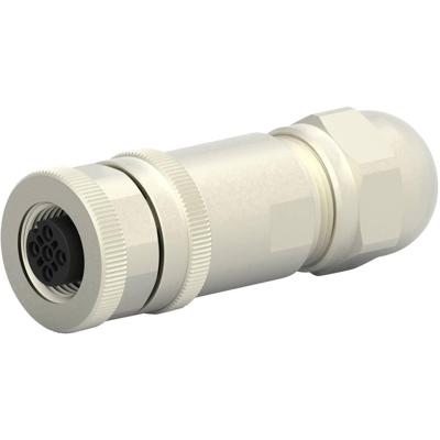 TE Connectivity T4110011051-000 Sensor/actuator connector, niet geassembleerd M12 Aantal polen (sensoren): 5 Bus, recht 1 stuk(s)