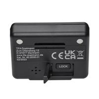 TFA Dostmann 60.2035.01 Kwarts Tafelklok Zwart - thumbnail