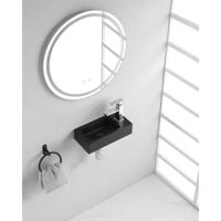 Wiesbaden Rhea S - Mini Fontein - Rechts - 36.5x18x9cm - Quartz - thumbnail