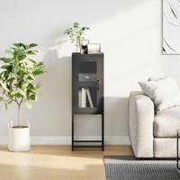 Dressoir 36x39x107 cm koudgewalst staal zwart - thumbnail