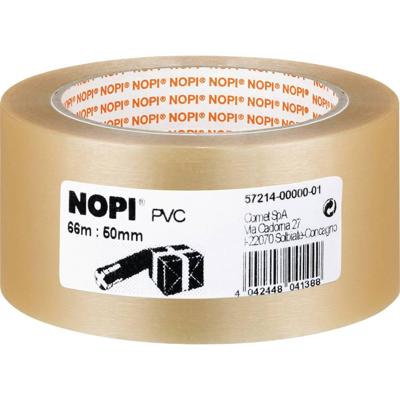 Nopi PVC 57214-00000-01 Pakband Transparant (l x b) 66 m x 50 mm 1 stuk(s) Nopi PVC 57214-00000-01 Pakband Transparant (l x b) 66 m x 50 mm 1 stuk(s)