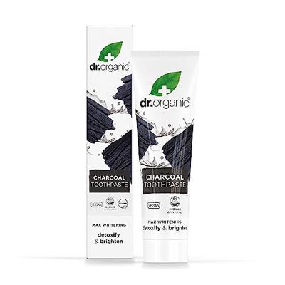 Dr Organic Activated Charcoal Extra Whitening Toothpaste - thumbnail