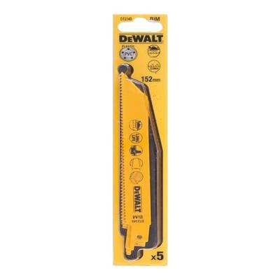DeWalt Accessoires Reciprozaagblad BiM,152x2,5mm hout, kunststof en non-ferro, bestand tegen spijkers - DT2345-QZ