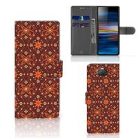 Sony Xperia 10 | Telefoon Hoesje | Batik Brown - thumbnail