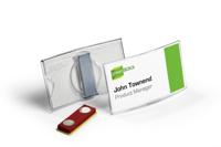 Durable badge met magneet ft 40 x 75 mm - thumbnail