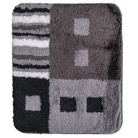 Wicotex bidetmat 50x60cm modern wit grijs zwart - thumbnail