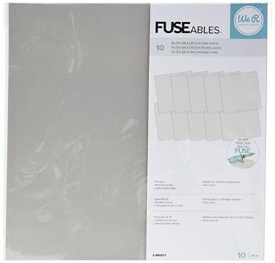 We R Makers • fuseables clear sheets 10pcs