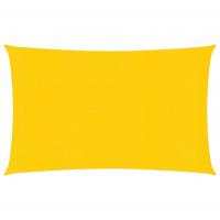 VidaXL Zonnezeil 160 g/m² 2x4 m hdpe geel - thumbnail