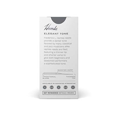 D&apos;Addario Woodwinds RHKP5SSX250 Frederick L. Hemke Sopraansaxofoonriet, 2.5, 5-pack