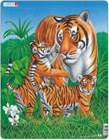 Larsen Puzzel - Tijger - D6 (23 Stukjes) - Puzzel;Puzzel (7023850208061) - thumbnail